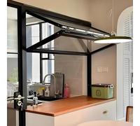 Ventana plegable para concesiones con cerradura y cristal, marco de aluminio deslizante vertical doble para camiones de alimentos, soportes expendedores, cocinas al aire libre, tamaño personalizado