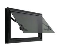 ventana proyectable, lateral, plegable para RV, exterior de empuje con estor integrado y mosquitera para Van Camper (B-500