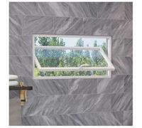 Ventana Rectangular Para Casa, Giratoria 360° Para Cobertizo, Con Marco De Aluminio Y Junta De Sellado, Ventana Empotrable Para Baño U Oficina.(White-B,100x40 cm)