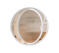 Ventana Redonda de aleación de Aluminio para cobertizo con Vidrio Templado Transparente, ventilación giratoria de 360°, Ideal para Casas móviles, áticos, sótanos, Salas de Estar y Estudios (