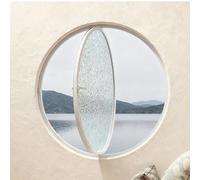 Ventana Redonda Giratoria 360 °,Ventana De Cobertizo De Vidrio Templado Circular Giratoria,Ventanas Decorativas Ventiladas Con Manijas,Ojo De Buey De Aleación De Aluminio Para Baño(100CM/39.4IN)