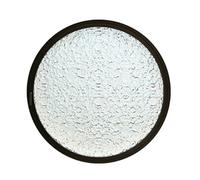 Ventana Redonda giratoria de 360°, de Repuesto, de Metal, con asa, fácil de Instalar, para baño, sótano (Negra, 85 cm)