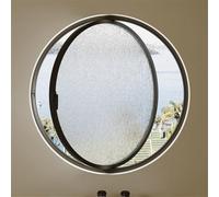 Ventana redonda giratoria de aluminio con vidrio templado, diseño de marco pivotante para ventilación en varias habitaciones