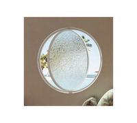 Ventana Redonda Vidrio Templado Cobertizo Ventilación Giratoria 360° 40 50 60 70 80 100 Cm Aleación Aluminio Vidrio Templado Empotrado Dormitorio(Multi-colored,70cm)