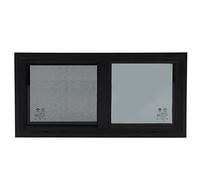 Ventana RV corredera Horizontal Vertical con pantalla de privacidad y redes para autocaravana 550x260mm vidrio tintado de aluminio