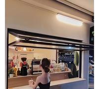 Ventana Servicio Plegable Aleación Aluminio Arriba A Abajo,Ventana De Doble Guillotina De Montaje Empotrado Apertura 85°,Servicio De Tamaño Personalizable Con Vidrio Templado Y Cerraduras