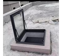 Ventana subterránea de emergencia para techo con tragaluz deslizante para ventilación y uso de luz diurna (75 x 85 cm) - Ideal para sótanos y bodegas