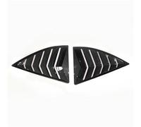 Ventana Trasera Alerón Lateral Ala Para Chevy Para Camaro 5th Gen 2010-2015 Cubierta Persiana Ventana Trasera Coche Alerón Rejilla Lateral Posterior Brillante(Carbon Fiber)