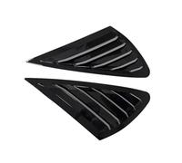 Ventana Trasera Alerón Lateral Ala Para Ford Para Focus Para MK2 Hatchback 2005-2011 ABS Rejilla Trasera Coche Pegatina Lateral Para Ventana Cubiertas Espejo Tipo Cuchara(Gloss Black)