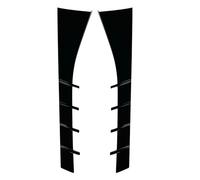 Ventana Trasera Alerón Lateral Ala Para Serie 3 Para G21 Touring 2019-2024 Cubierta Lateral Maletero Pegatinas Tuning 2 Uds ABS Ventana Trasera Alerón Alas Divisor(Gloss Black)