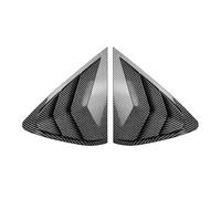Ventana Trasera del Coche Persianas Triangulares de Cristal de Carreras de Coches Persianas Laterales Tuyere Vent Spoiler, para BMW X6 F16 2015-2019, Carbon Fibre Pattern
