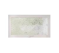 Ventanas Batientes Ventana Rectangular Para Casa, Ventana Corrediza Con Marco De Metal Ventilado De Repuesto, Ventana De Vidrio Templado Giratoria De 360° Para Sótano, Garaje Y Baño(White,50x40 cm/19.