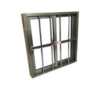 Ventanas Contra Tormentas De Aluminio,For Reemplazo De Ventanas Del Hogar, Reducción De Ruido, Operación Deslizante Lateral,Cobertizos,Sótanos,Garajes,Gallineros(40x40cm/15.7x15.7in)