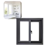 Ventanas correderas horizontales, reemplazo de aluminio con pantalla y vidrio, ventilación bloqueable para baños y gallineros, ideal para el hogar y el jardín