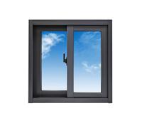 Ventanas Correderas Ventana Corredera de Aluminio con Cristal Transparente, Ventanas Contra Tormentas para Sótano/Cobertizo, Ventana de Repuesto de Montaje Empotrado(Gray,75x40cm/29.5x15.7in)