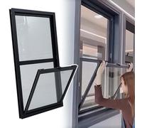 Ventanas Correderas Ventana Corrediza de Una Sola Hoja con Vidrio Templado, Ventana para Dormitorio en Sótano, Ventanas Resistentes a la Intemperie para Casas Móviles(14x31in/36x79cm)