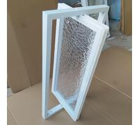 Ventanas Correderas Ventana Giratoria de 360° para El Hogar con Manija, Ventanas de Aluminio para Baño, Ventana de Servicio para Comida Rápida con Ventilación(White,14x19in/36x48cm)