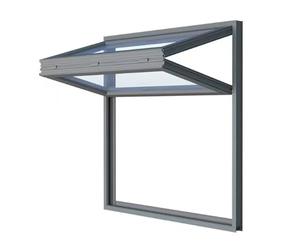 Ventanas corredizas con bloqueo de asa, tamaño y color personalizables, ventana multiusos para servir