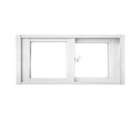 Ventanas Corredizas Con Marco De Aluminio Blanco Con Pantalla, Ventanas