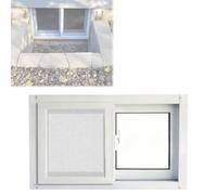 Ventanas corredizas horizontales con mosquitero, ventanas corredizas for cobertizos pequeños, reemplazo de ventanas ventiladas for el hogar.(88.9x43.2cm/35.0x17.0in)