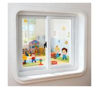 Ventanas de repuesto for casas, ventana corrediza de aluminio con mosquitera y vidrio templado, ventana for gallinero pequeño en cobertizo o sótano((45x140cm) W18xH56")