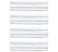 Ventanas de repuesto para Kärcher WV1 WV2 WV5, 4 piezas de repuesto de microfibra para limpiaparabrisas, compatible con Karcher, funda de repuesto para aspiradora de ventana, botella pulverizadora