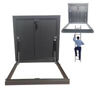 Ventanas de techo plano de aluminio con doble acristalamiento templado, soporte S-F, escotilla de acceso al ático para terrazas, maximiza la luz natural y la eficiencia energética