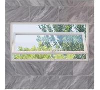 Ventanas de ventilación e iluminación de aleación de Aluminio, Ventanas con Aislamiento acústico, Ventanas rectangulares empotradas con rotación de 360° y manijas, adecuadas para baño, dormi