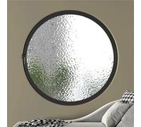 Ventanas De Ventilación Redonda Giratorias De 360°, Ventana Empotrada Para Cobertizo, Ventana Abatible Giratoria, Para Casas De Juegos, Cocina Y Baño(Black,80cm/31.5in)