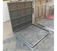 ventanas Escotilla de acceso a techo comercial, puerta de seguridad, cubierta de escotilla de ático de acero inoxidable for sótano exterior impermeable claraboya(90 * 90cm)