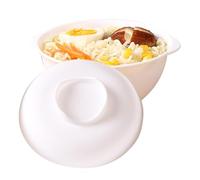 Ventanas Noodle Bowls Microondas Noodle Bowl | Plato de sopa con tapa Ventanas Cocina Microondas - Resistente al calor, Cuenco instantáneo, Fabricante para apartamento, oficinas
