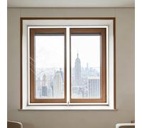 Ventanas Protector Termico Ventanas 92 x 590 cm Autoadhesivo Película Aislante de Ventana Resistente, Fácil de Abrir para Ventilación para Bano Cristales Cocina, Blanco