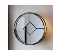 Ventanas Redondas giratorias de Repuesto con Aislamiento acústico, Marco de Metal y Vidrio Templado, para invernaderos comerciales y restaurantes, Personalizables (85 cm)