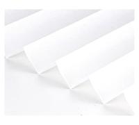 Ventanas temporales, Persianas de lamas de plástico sin taladro, multicolor, 60-120 cm x 150-180 cm(High Blackout White,90cm X 180cm)