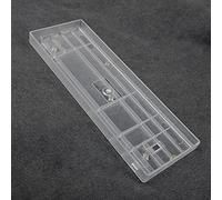 Ventas al por mayor Mini teclado GH60 caja de plástico para 60% teclado mecánico juego compatible Poker2 Pok3r Faceu 60 Shell plástico (caso transparente)