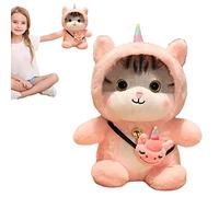 VENTDOUCE Juguetes de Peluche para Gatos - Cat Soft Pillow Doll Peluches para niños - Almohada para abrazar Gatos, Lindo cojín para Dormir para niños Adultos