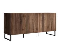 Vente-unique - Aparador Cevania - L 140 cm x P 40 cm x H 66 cm - aglomerado - le oscuro