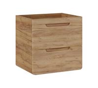 Vente-unique - Armario para debajo del lavabo colgante - madera - 60 cm - Aruba