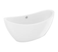 Vente-unique-Bañera exenta design blanca - 225L - 170 x 83 x 77 cm - ALDA