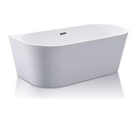 Vente-unique - Bañera islota - DIVINA - 245L - 170 x 75 x 58 cm - Blanca