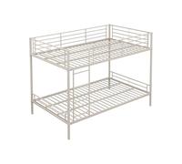 Vente-unique - Cama litera 1 Plaza Duotis - Metal - Beige