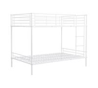 Vente-unique-Cama litera - 2 x 120 x 190 cm - Blanco - DUOTIS II