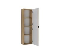 Vente-unique - Columna de baño Filor - L 40cm x A 26.6cm x H 140cm - MDF - Color Natural Claro