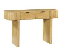 Vente-unique - Consola de Oficina Melyran - L 120cm x A 40cm x H 76.5cm - Mango - Color Natural Claro