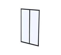 Vente-unique-Cristalera Atelier Bayview de Aluminio termolacado Negro - 60x130 cm