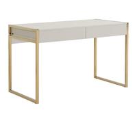 Vente-unique - Escritorio Tradicional Mason - L 120cm x A 60cm x H 75cm - MDF - Beige