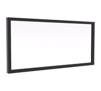 Vente-unique - Imposta Seneca - L 83cm x A 3.5cm x H 40cm - Cristal Templado - Negro
