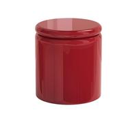 Vente-unique-Mesa Auxiliar de MDF - Rojo Lacado - AMOFA