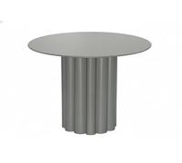 Vente-unique - Mesa Auxiliar Wodoli - L 63cm x A 63cm x H 45.5cm - Metal - Caqui