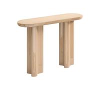 Vente-unique - Mesa Consola Lesona - L 120cm x A 35cm x H 80cm - MDF - Beige